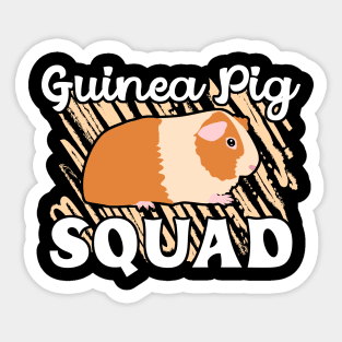 Guinea Pig Squad Sticker